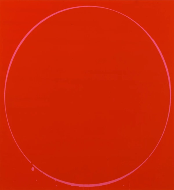 Ian Davenport - Dark Red, Magenta, Dark Red, 2002