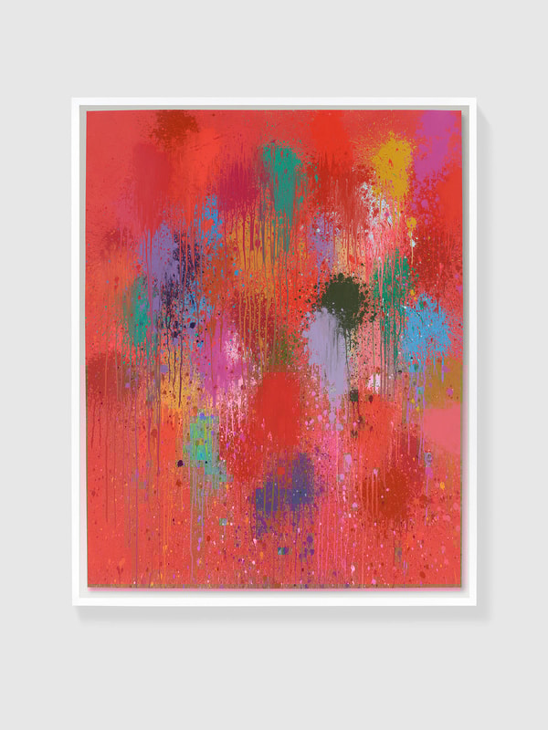 Ian Davenport - Ember, 2022