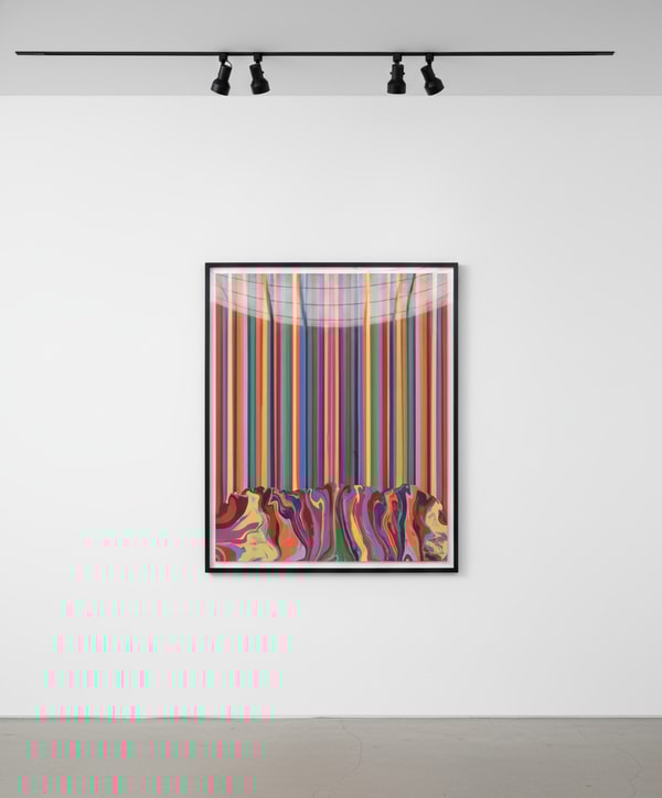Ian Davenport - Enfold, 2022