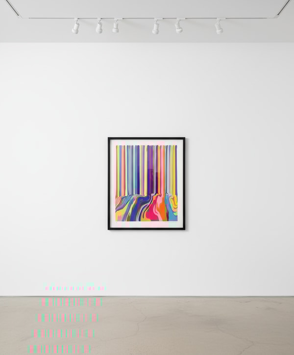 Ian Davenport - Lift, 2021, Etching on paper