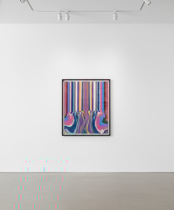 Ian Davenport - Ruffle, 2022