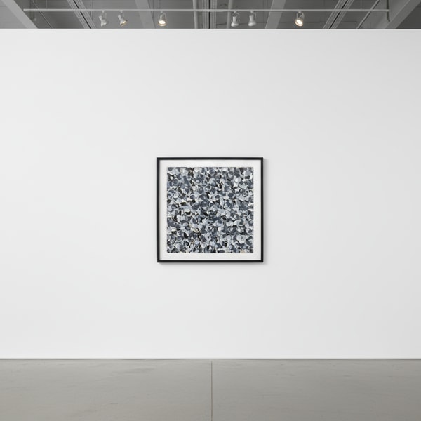 Ian Davenport - Splatter: Greys, Blacks and Whites, 2018