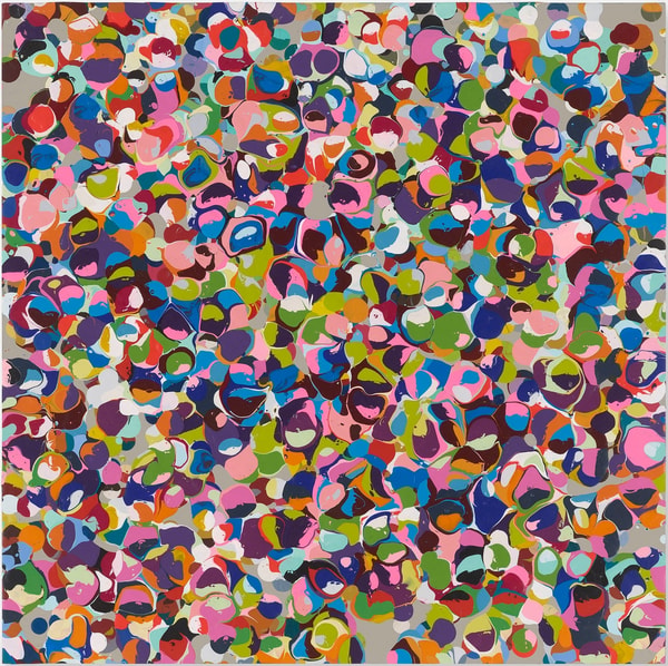 Ian Davenport - Splatter: Vibrance, 2018