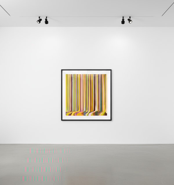Ian Davenport - Summer (The Four Seasons), 2019, One from a series of four etchings with chine collé on Hahnemühle Bright ...