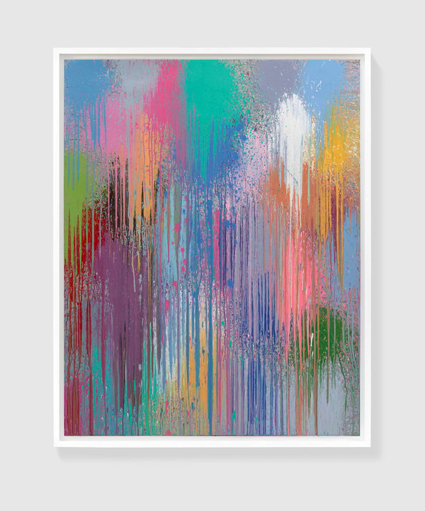 Ian Davenport - Tourbillion, 2023