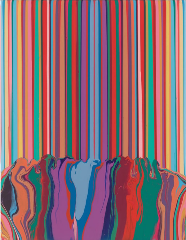 Ian Davenport - Turn Up, 2022