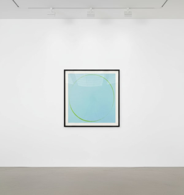 Ian Davenport - Turquoise, Green, Turquoise, 2002