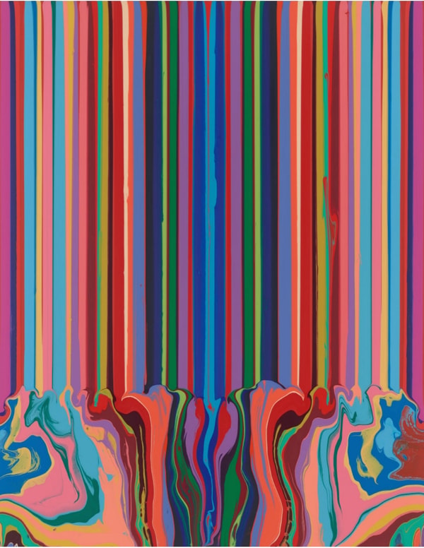 Ian Davenport - Up, 2022