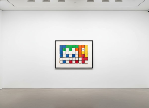 Invader - 6 Cubes  (Orange/Yellow), 2009