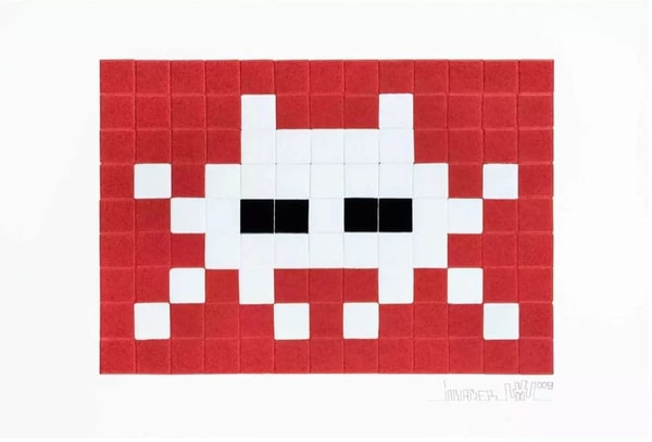 Invader - Invasion (White), 2009