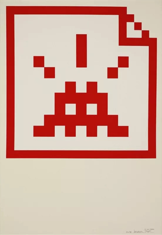 Invader - Space File Red, 2006