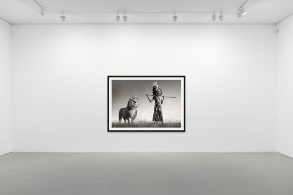 James Lewin - Guardians of the Plains, 2025, Silver gelatin print