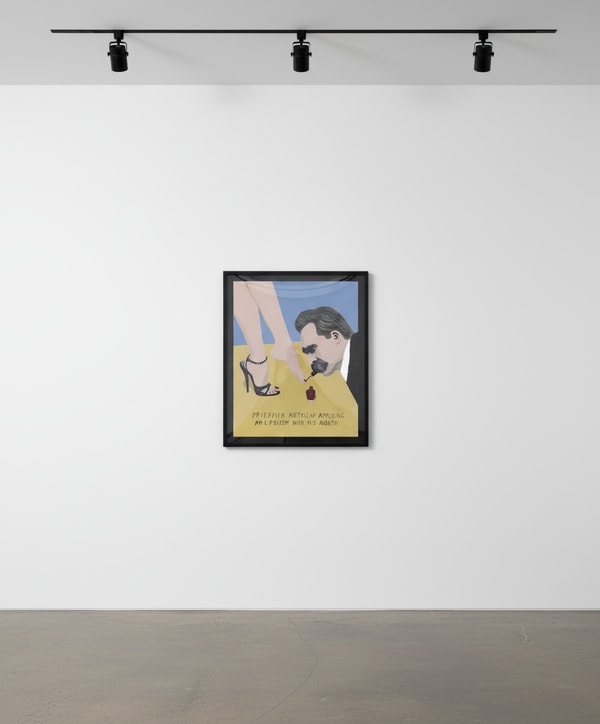 Nietzsche Applying Nail Polish