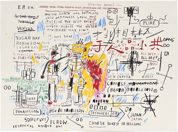 Jean-Michel Basquiat - Boxer Rebellion, 1982/83-2018