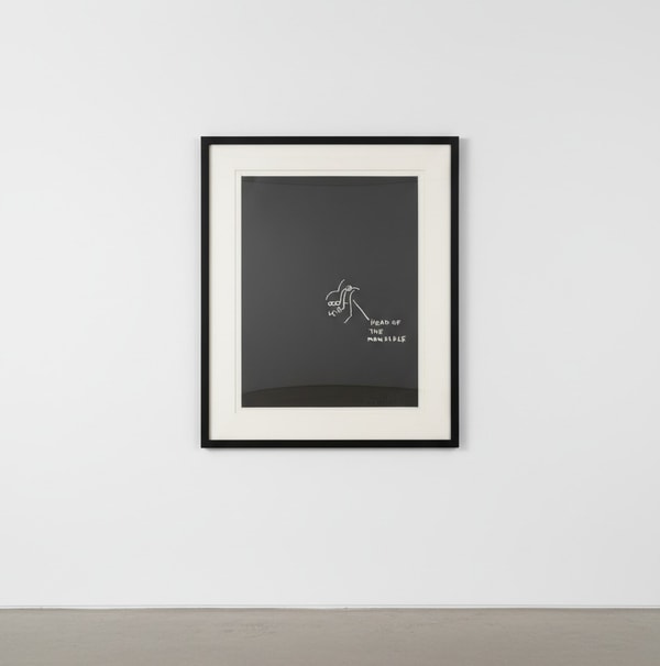 Jean-Michel Basquiat - Head Of Mandible, from Anatomy, 1982