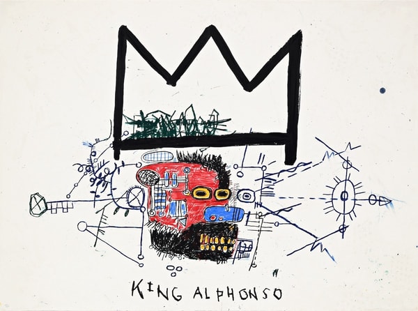 Jean-Michel Basquiat - King Alphonso, 2025