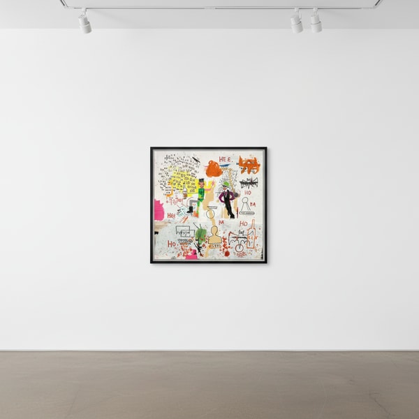 Jean-Michel Basquiat - Riddle Me This, from Superhero Portfolio, 1982/87-2022