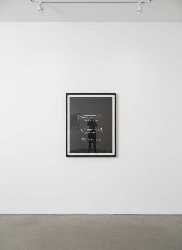 Jean-Michel Basquiat - Right Clavicle, from Anatomy, 1982, Screen print