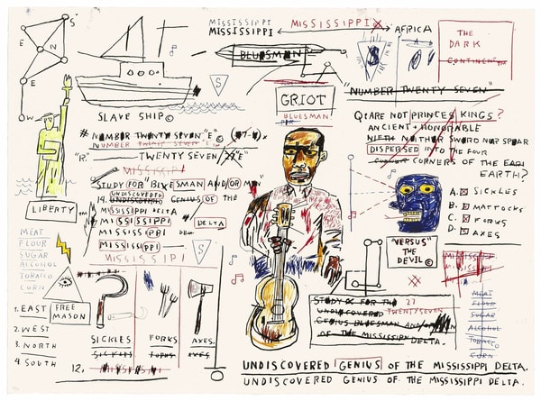 Jean-Michel Basquiat - Undiscovered Genius, 1982/83-2019, Screen print