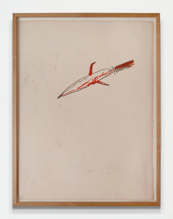 Jean-Michel Basquiat - Untitled (Rocket), 1982, Oil stick on paper