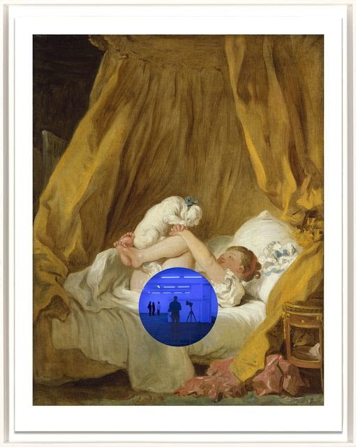Jeff Koons - Gazing Ball (Fragonard Girl with Dog), 2017