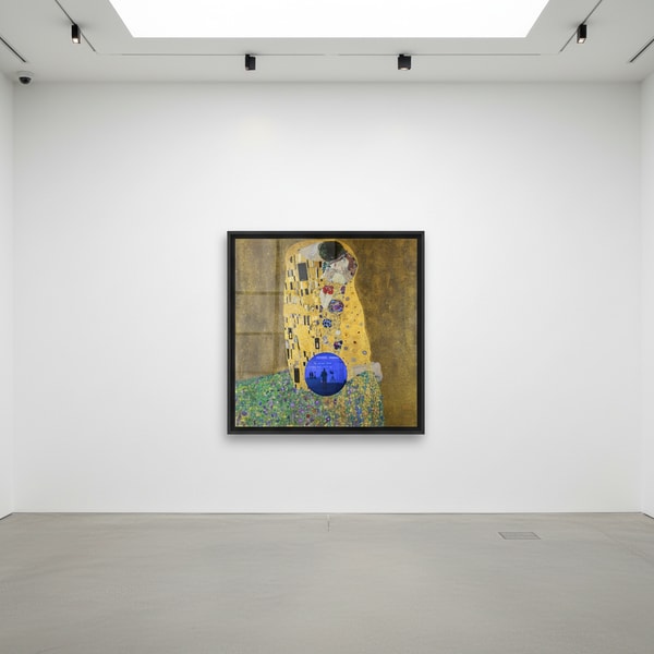 Jeff Koons - Gazing Ball (Klimt Kiss), 2019