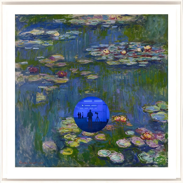 Jeff Koons - Gazing Ball (Monet Water Lilies), 2018, Archival pigment print on Innova rag paper, glass