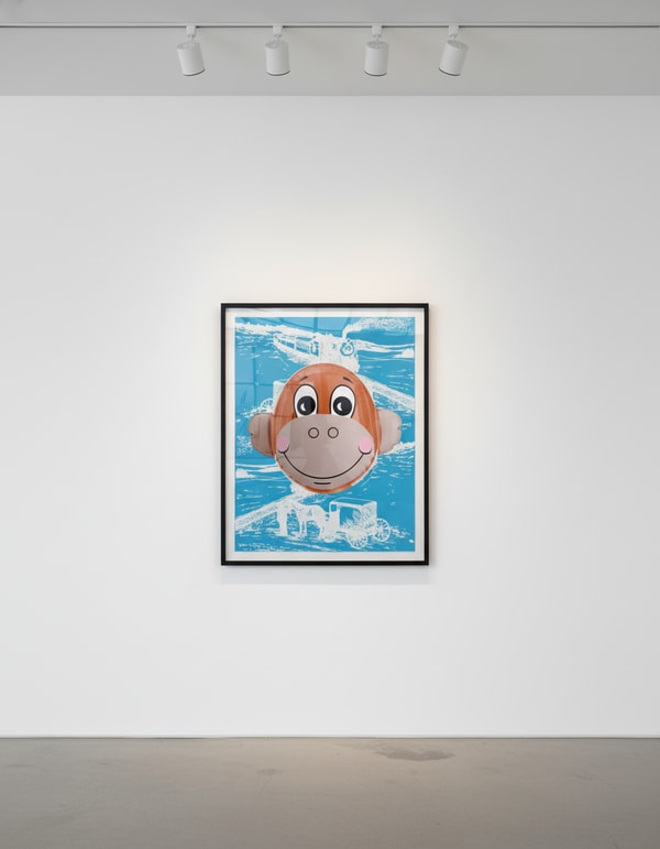 Jeff Koons - Monkey Train (Supreme), 2006, Screen print