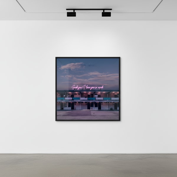 Jeffrey Czum - I Love You Indecisively, 2024, Digital C-Print on Archival Metallic Luster Photographic Paper