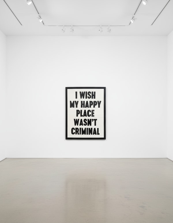 Johan Deckmann - I Wish My Happy Place Wasn't Criminal, 2023, Acrylic on canvas