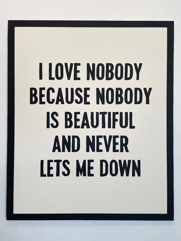 Johan Deckmann - Nobody, 2022, Acrylic on canvas