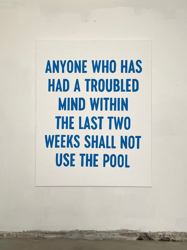 Johan Deckmann - The Pool, 2022, Acrylic on canvas