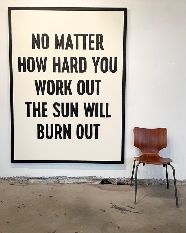 Johan Deckmann - The Sun, 2022, Acrylic on canvas