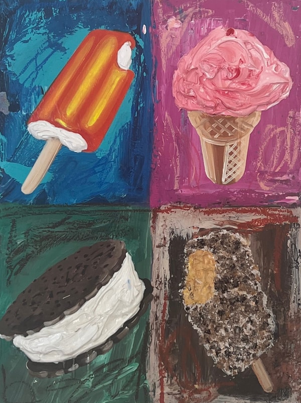 Jojo Anavim - Four Ice Creams, 2023