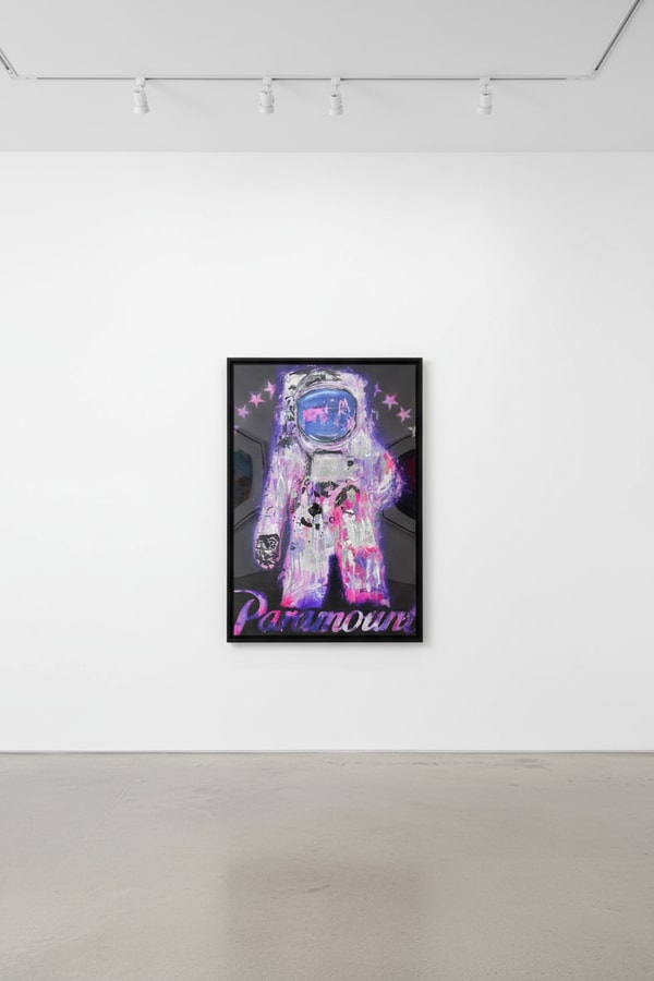 Jojo Anavim - Moonman, 2023, Acrylic on canvas