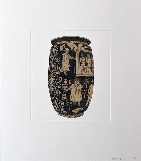 Jonas Wood - 8 Pots (7), 2017