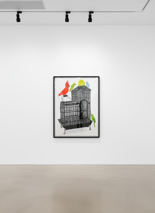 Jonas Wood - Birdcage XVI, 2011