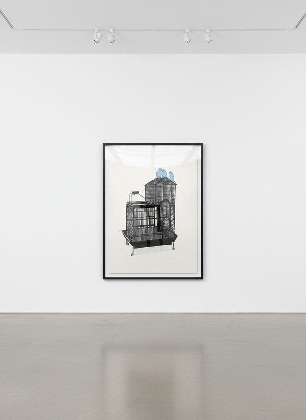 Jonas Wood - Birdcage XX, 2011