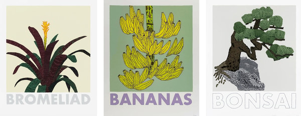 Jonas Wood - Bromeliad / Bananas / Bonsai, 2022