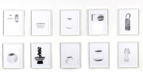 Jonas Wood - Computer Drawings, 2008