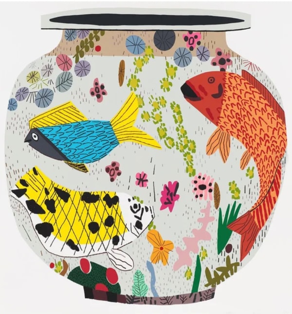 Jonas Wood - Fish Pot, 2019-2020