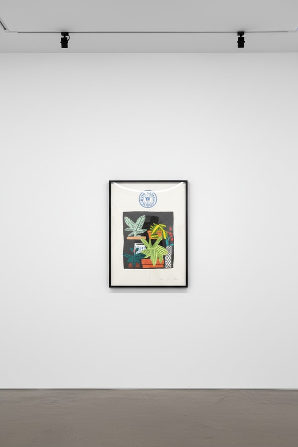 Jonas Wood - Notepad Doodle 1 (State I), 2017, 9-color lithograph on White Rives BFK paper