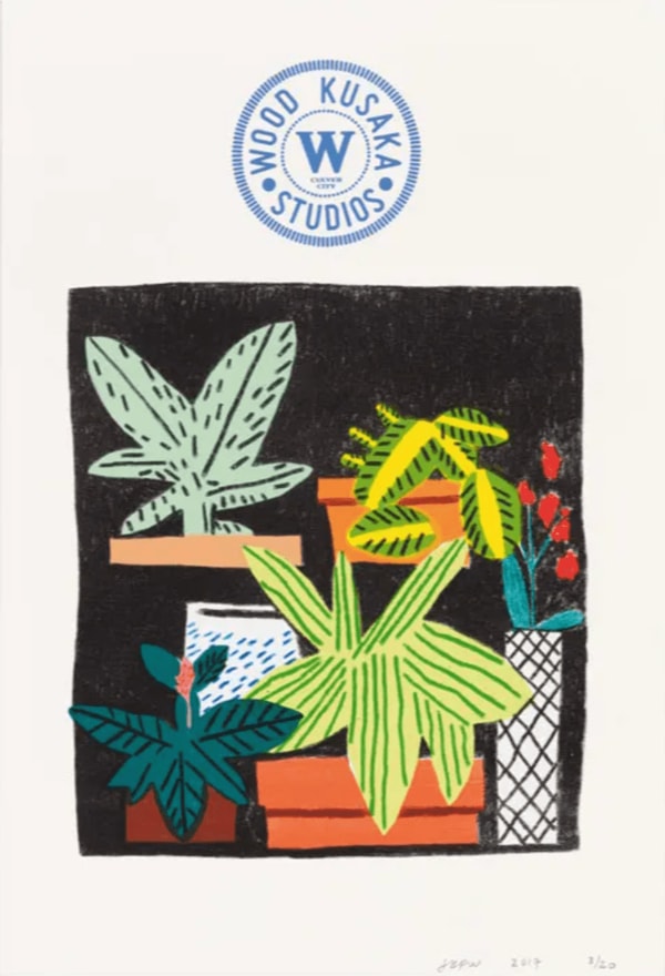 Jonas Wood - Notepad Doodle 1 (State I), 2017