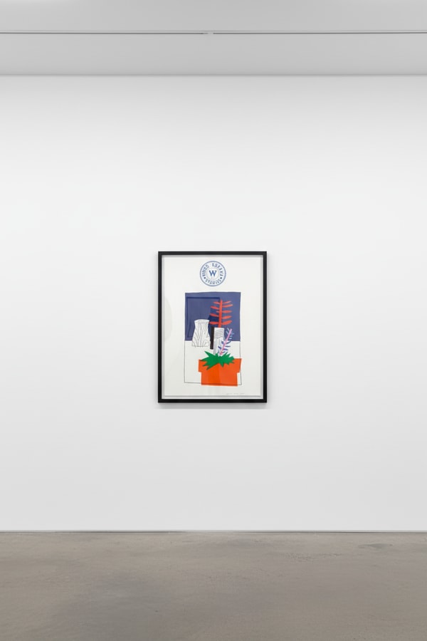 Jonas Wood - Notepad Doodle II (State 2), 2018, Lithograph on Rive BFK paper