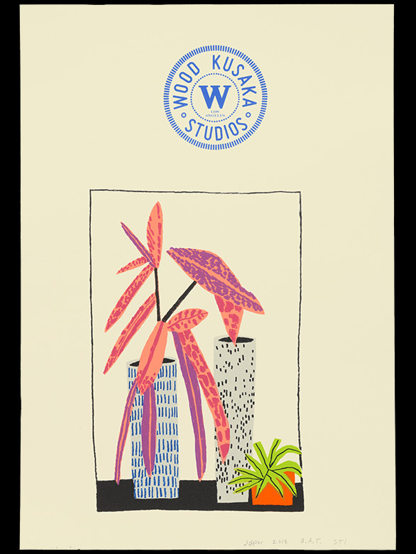 Jonas Wood - Notepad Doodle III (State 1), 2018