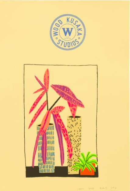 Jonas Wood - Notepad Doodle III (State 2), 2018