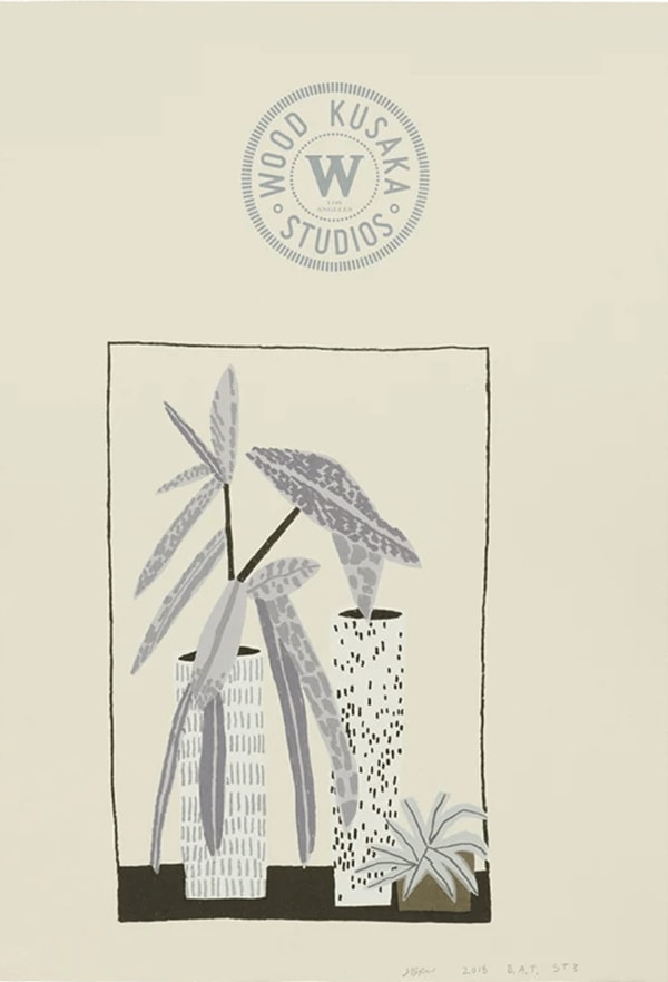Jonas Wood - Notepad Doodle III (State 3), 2018