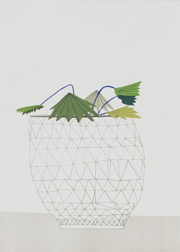 Jonas Wood - Trial Proof V, Untitled, 2009