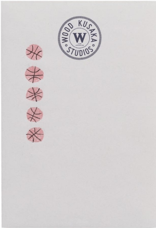 Jonas Wood - Untitled Basketball Drawing, 2018