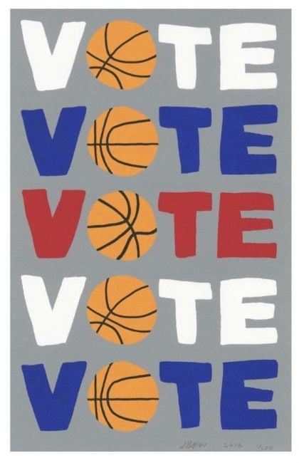 Jonas Wood - Vote, 2018